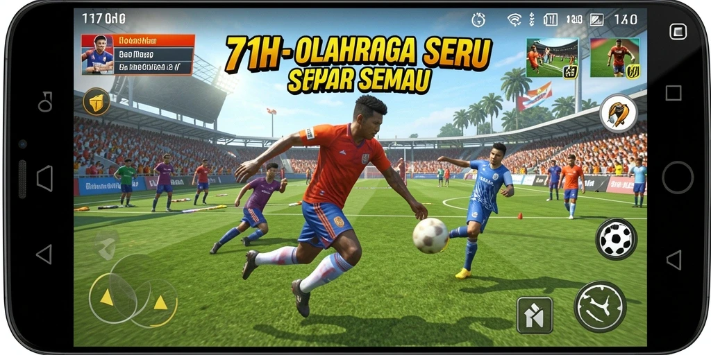 Gameplay seru di 71H dengan aksi olahraga mendebarkan.