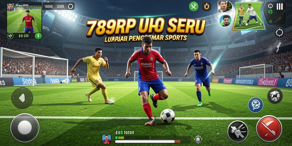 Tampilan menarik dari gameplay <strong>789RP</strong> dengan berbagai karakter olahraga.