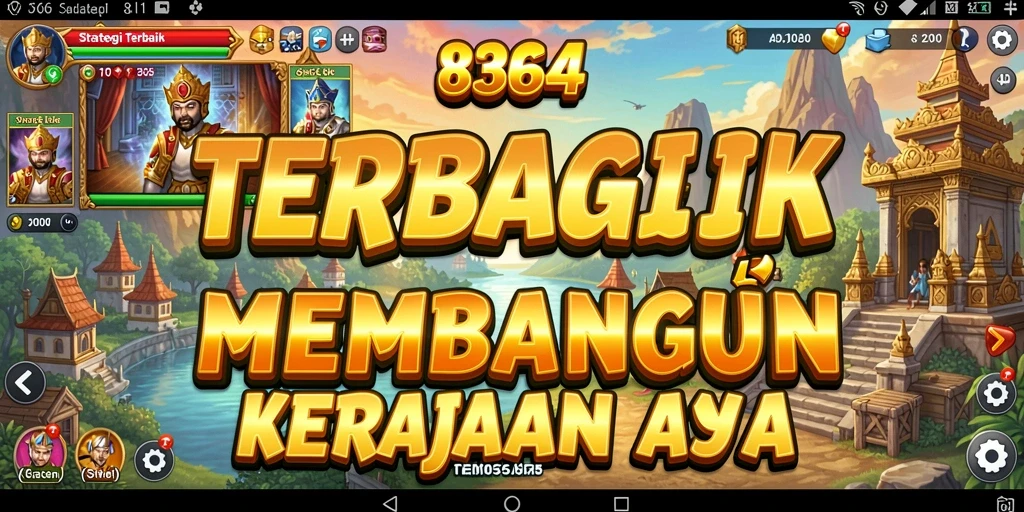 Screenshot menampilkan aksi strategis dalam pertempuran di 8364.