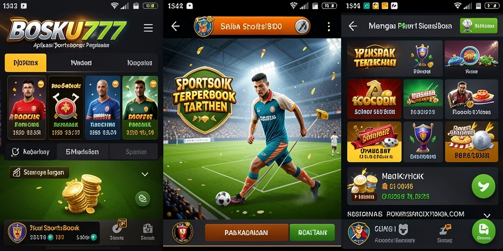 Tampilan gameplay Sportsbook yang menarik dan interaktif.