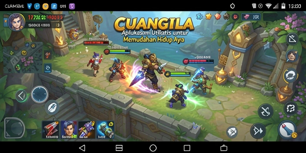 Tampilan antarmuka yang sederhana dan intuitif dari CUANGILA.
