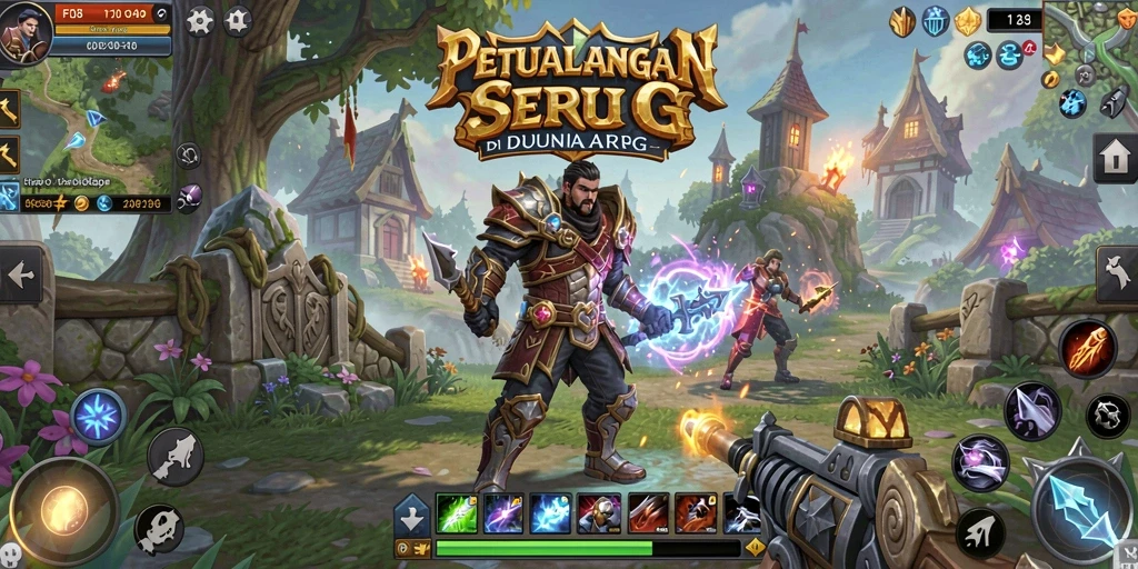 Tangkapan layar F08 menunjukkan aksi tempur yang mendebarkan dalam gameplay ARPG.