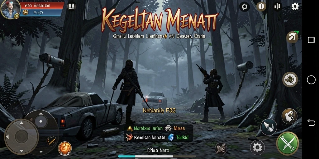 Gameplay menegangkan F32 yang penuh dengan elemen Horror.