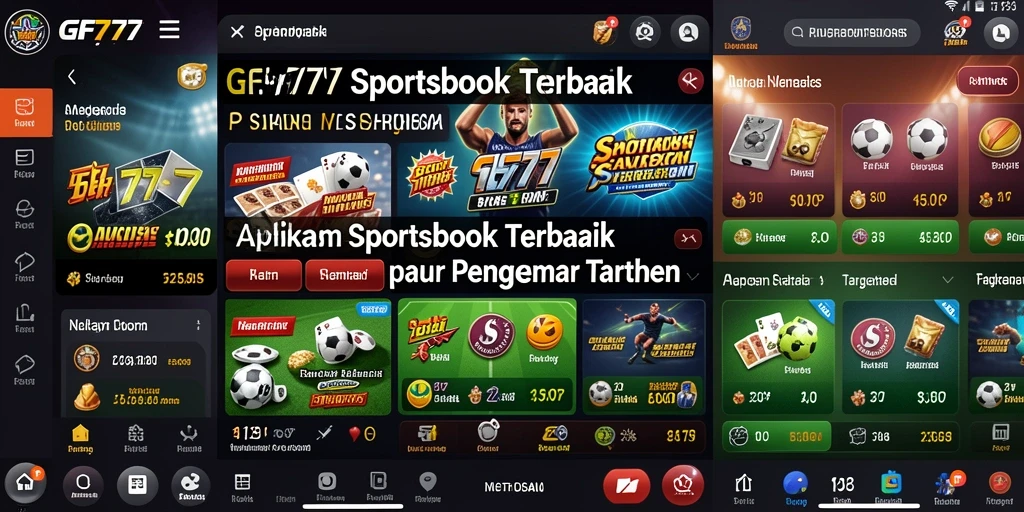 Tangkapan layar gameplay yang mendebarkan dari aplikasi Sportsbook.
