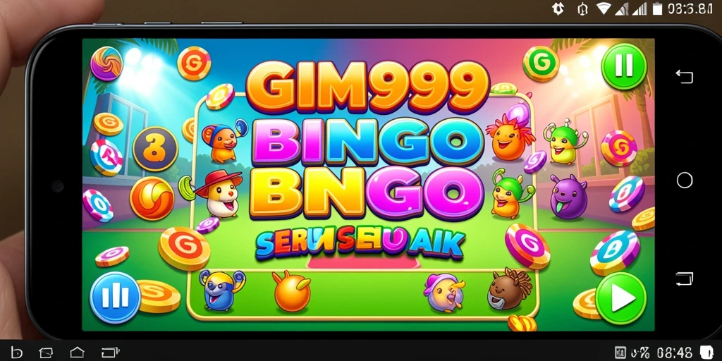 Tampilan gameplay Bingo di GIM999 dengan desain menarik.