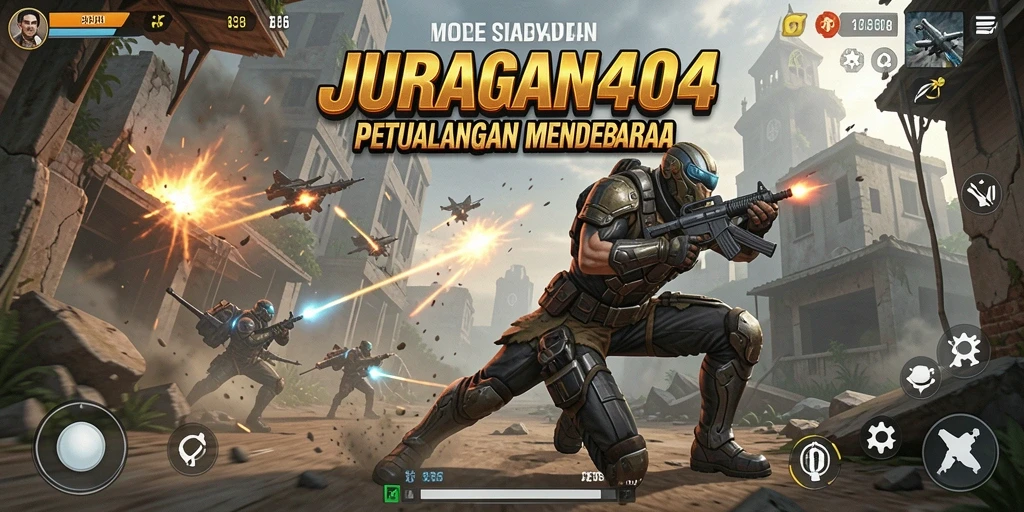 Screenshot gameplay <strong>JURAGAN404</strong> dengan aksi seru dan mendebarkan.