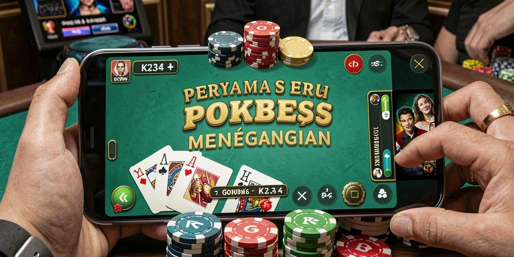 Tampilan gameplay K234 yang mendebarkan dalam mode poker.