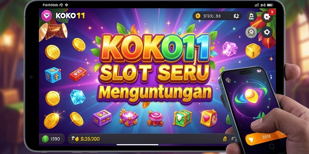 Gameplay seru KOKO11 dengan berbagai tema slot menarik.