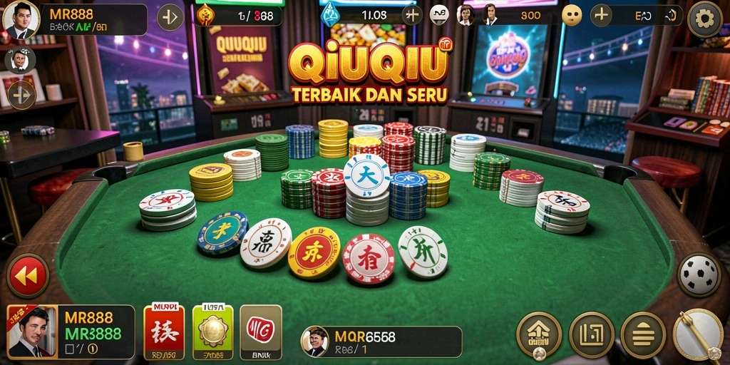 Tampilan gameplay QiuQiu yang menarik dan menantang.