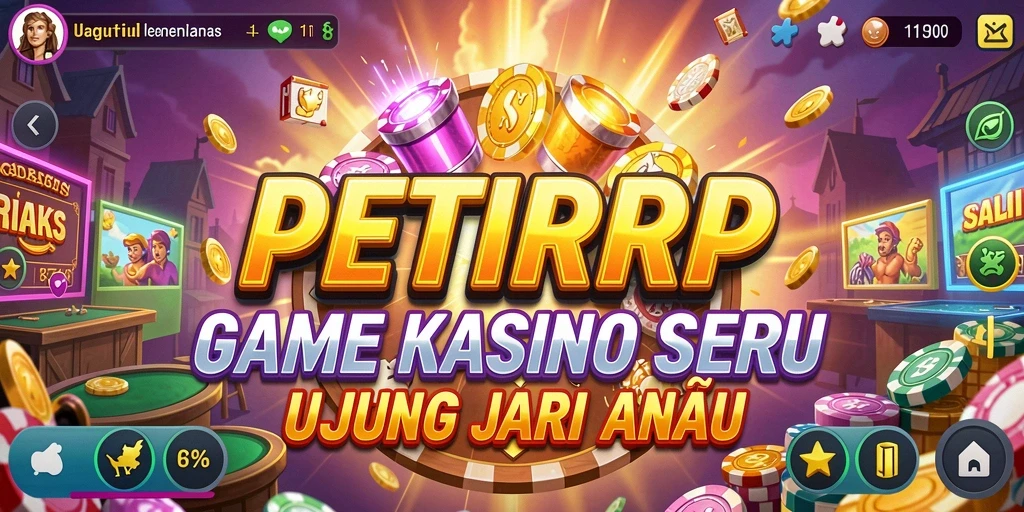 Tampilan menarik dari gameplay Kasino PETIRRP yang menggembirakan.