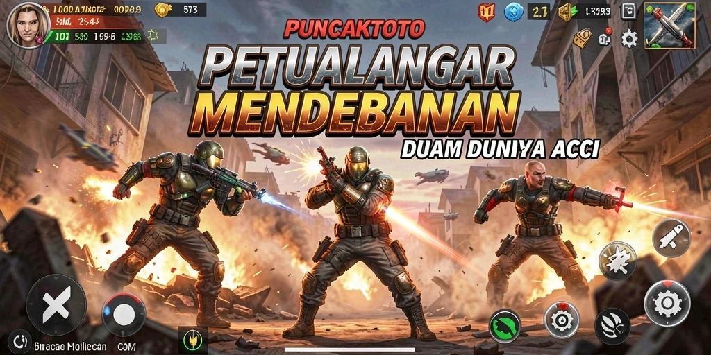 Screenshot gameplay PUNCAKTOTO yang penuh aksi dan ketegangan.