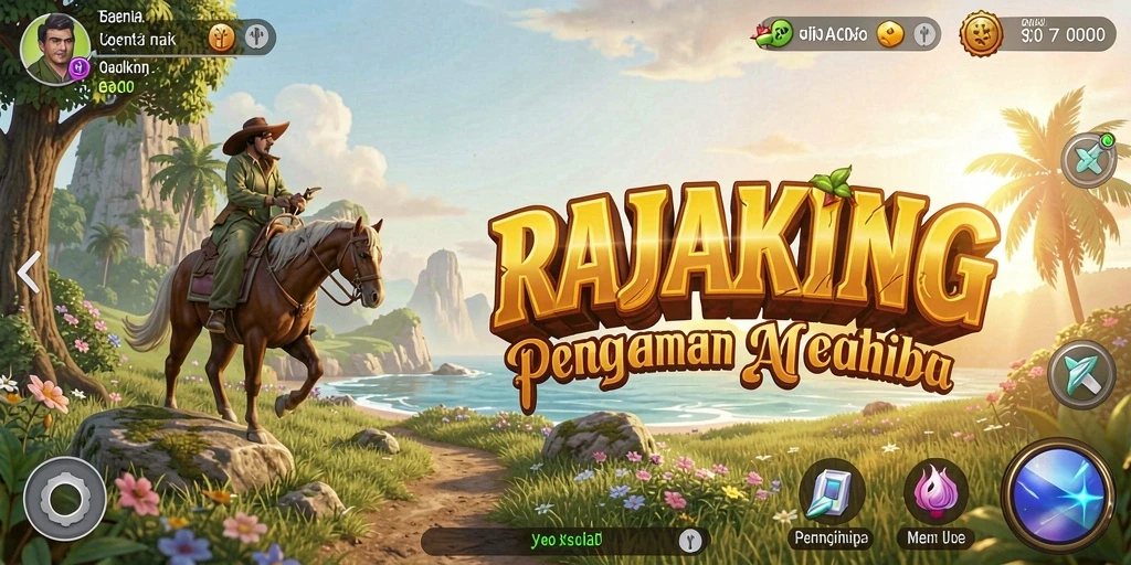 Tangkap momen seru dalam gameplay RAJAKING yang penuh warna.