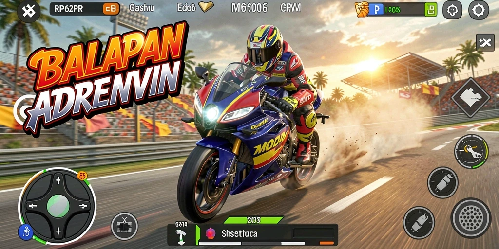 Tampilan gameplay RP62RP yang seru dan mendebarkan.