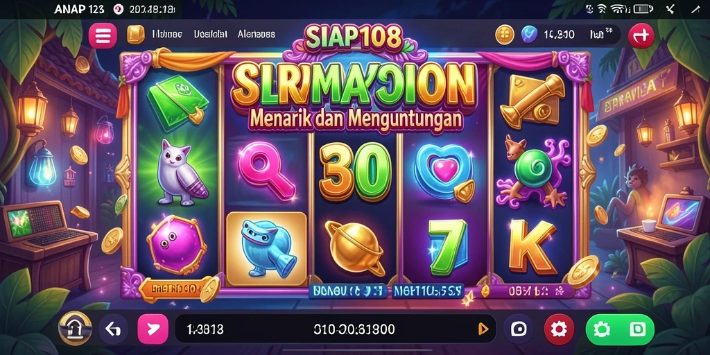 Tampilan permainan slot yang seru dan mendebarkan di SIAP108.