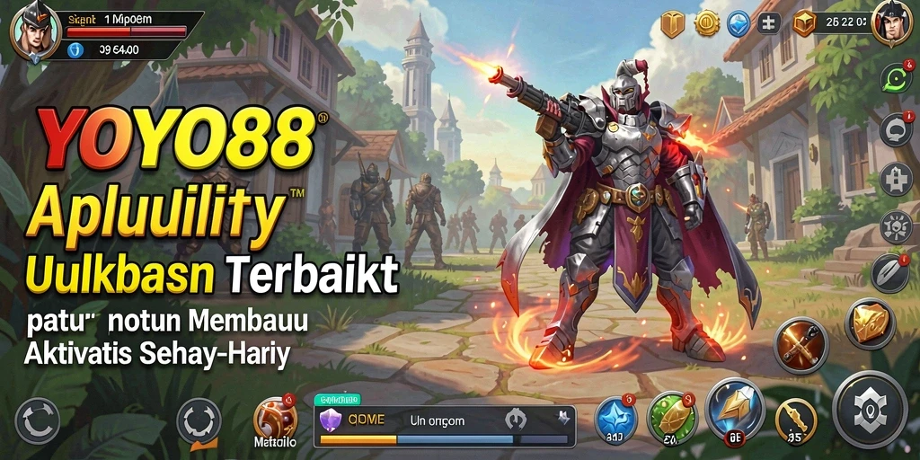 Screenshot aplikasi YOYO88 menampilkan antarmuka user-friendly yang menarik.